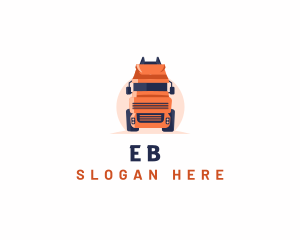 Trucking Haulage Transport Logo