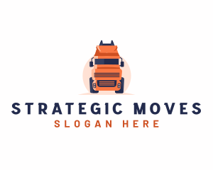 Trucking Haulage Transport logo design