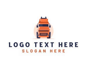 Automotive - Trucking Haulage Transport logo design