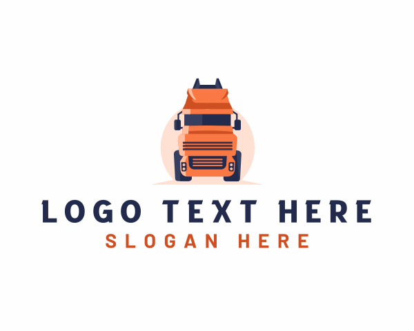 Moving Company - Trucking Haulage Transport logo design