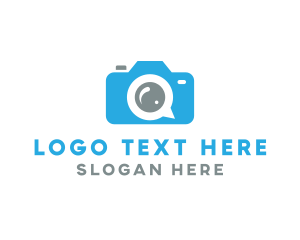 Sms - Photo Camera Lens logo design