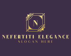 Stylish Floral Wedding logo design