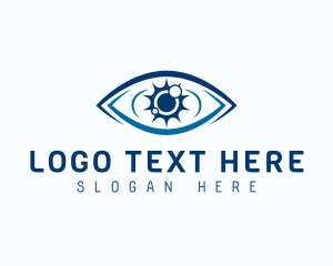 Optical - Eye Sun Optical logo design