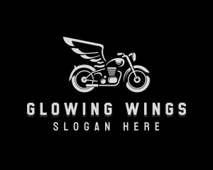 Rider Motorcycle Wings logo design