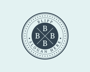 Startup Hipster Business logo design
