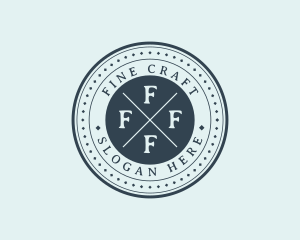 Startup Hipster Business logo design