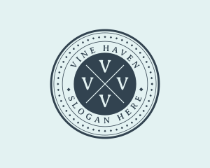 Startup Hipster Business logo design