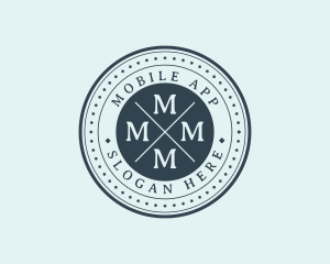 Startup Hipster Business logo design