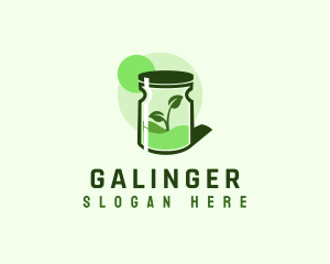 Plant - Plant Jar Farming logo design