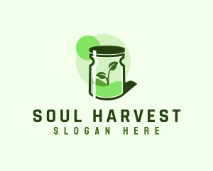 Plant Jar Farming logo design