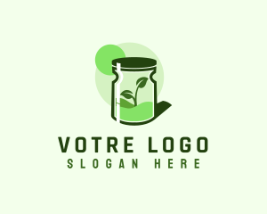 Agriculture - Plant Jar Farming logo design