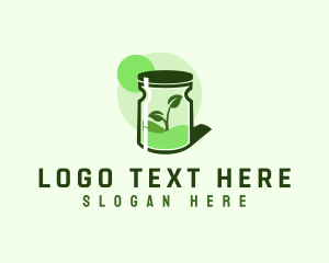 Plant Jar Farming Logo