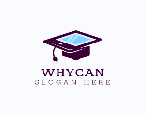 Digital Tablet Graduation Logo