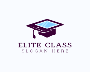 Digital Tablet Graduation logo design