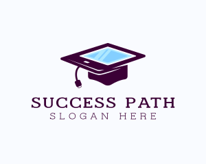 Graduate - Digital Tablet Graduation logo design