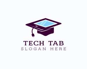 Tablet - Digital Tablet Graduation logo design