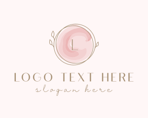 Paint And Sip - Beauty Watercolor Lettermark logo design