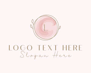 Beauty Watercolor Lettermark Logo