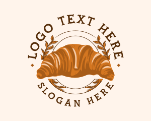 Bakery - Croissant Baking Bakery logo design