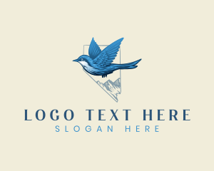 Outdoor - Mountain Bluebird Nevada logo design