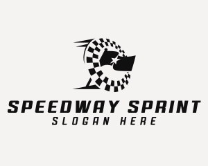 Racing - Racing Race Flag logo design
