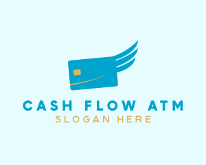 Atm - Credit Card Wing logo design