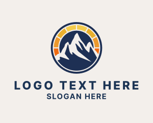 Solar Power - Solar Power Mountain logo design