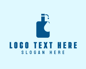 Wash - Liquid Soap Hand Sanitizer logo design