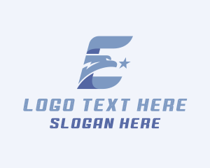 Flight - Eagle Athletics Letter E logo design