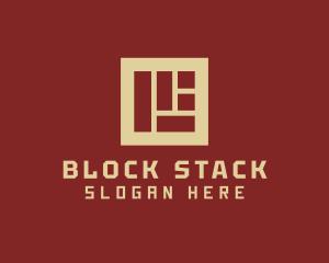 Tetris - Brick Wall Company logo design