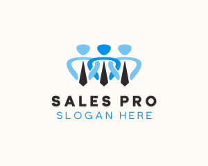 Salesman - Corporate Job Recruitment logo design