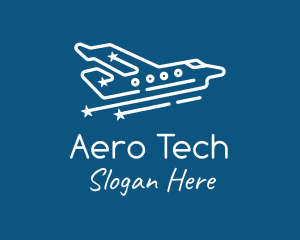 Aero - Minimalist Private Plane logo design