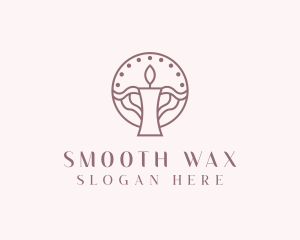 Candle Wellness Spa logo design