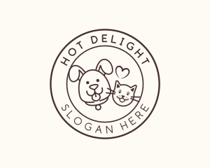 Cat Dog Care logo design