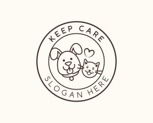 Cat Dog Care logo design