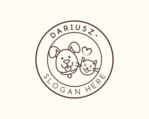 Care - Cat Dog Care logo design