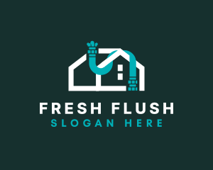 House Plumbing Maintenance logo design