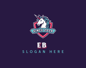 Creature - Unicorn Shield Streaming logo design