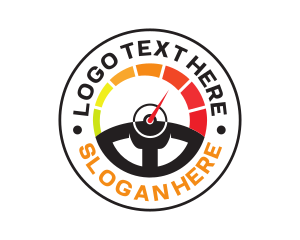 Speed Meter Wheel Badge Logo