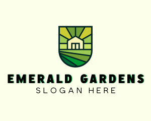 Home Agricultural Landscaping logo design