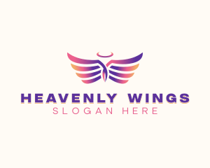 Holy Angel Wings logo design