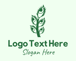 Eyebrow - Leaf Eye Lashes logo design