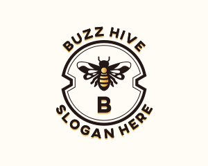 Honey Bee Bumblebee logo design