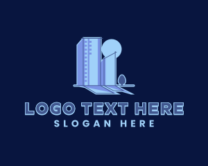 Contractor - Building Skyscraper Architecture logo design