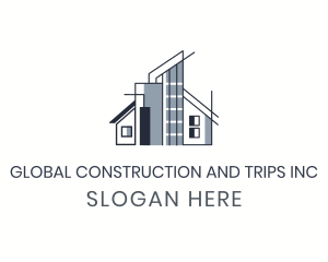 Building - Building Architecute Structure logo design