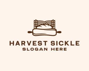 Rolling Pin Bread Baking logo design