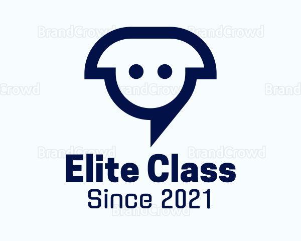 Digital Chat Robot Logo