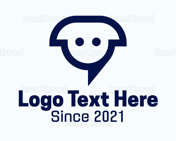 Digital Chat Robot Logo