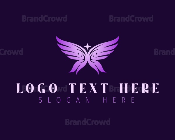 Magical Fairy Wings Logo