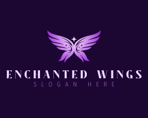 Fairy - Magical Fairy Wings logo design